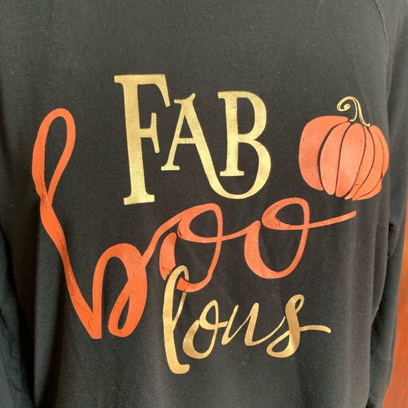 Halloween Fall Pumpkin Top L EUC - Picture 2 of 8